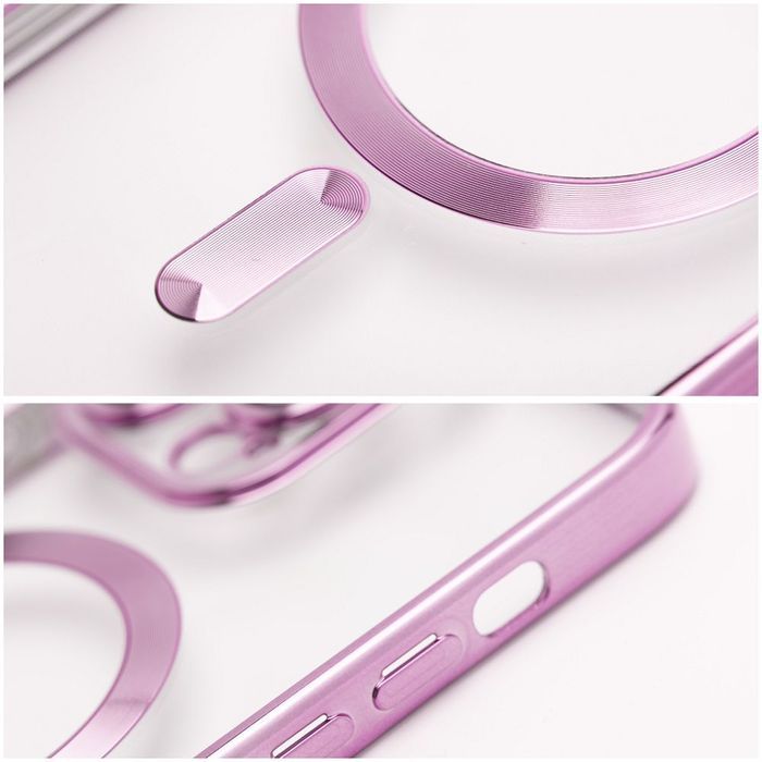 ELECTRO Etui IPHONE 15 złoty róż