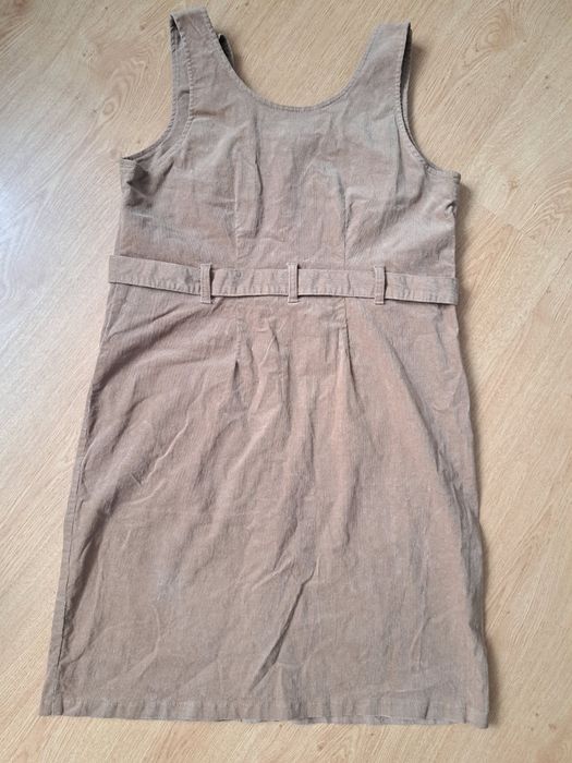 Сукня - сарафан в рубчик на ґудзиках. Англія, TU, великий розмір, XL