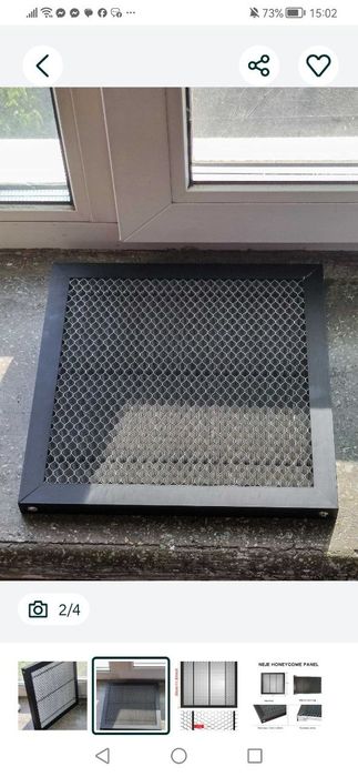 Стільниковий робочий стіл лазерного гравера для верстату.