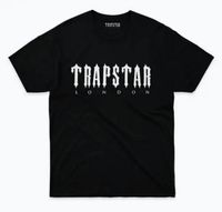 Мужская футболка Trapstar чёрная Белая унисекс Трепстар