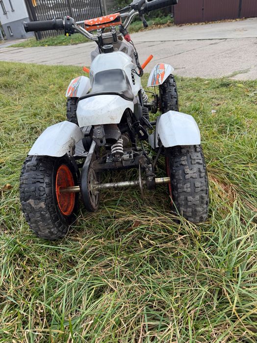 Mini quad 50 cm palony na szarpak i starter