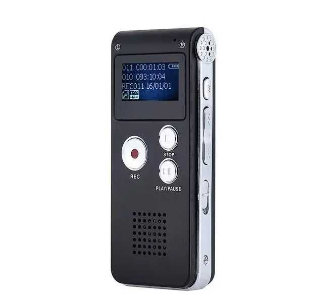Мініатюрний цифровий диктофон на 8Gb з вбудованим акумулятором #K-506