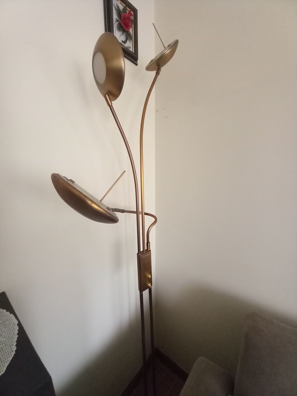 Candeeiro de pé vintage - Halogeneo