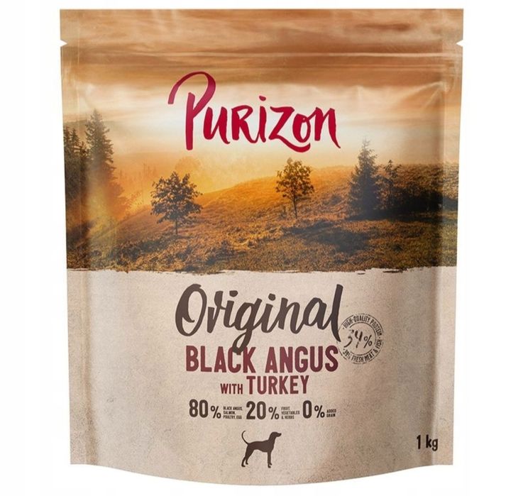 Purizon karma sucha BLACK Angus wołowina indyk 3x1kg fabrycznie zapako