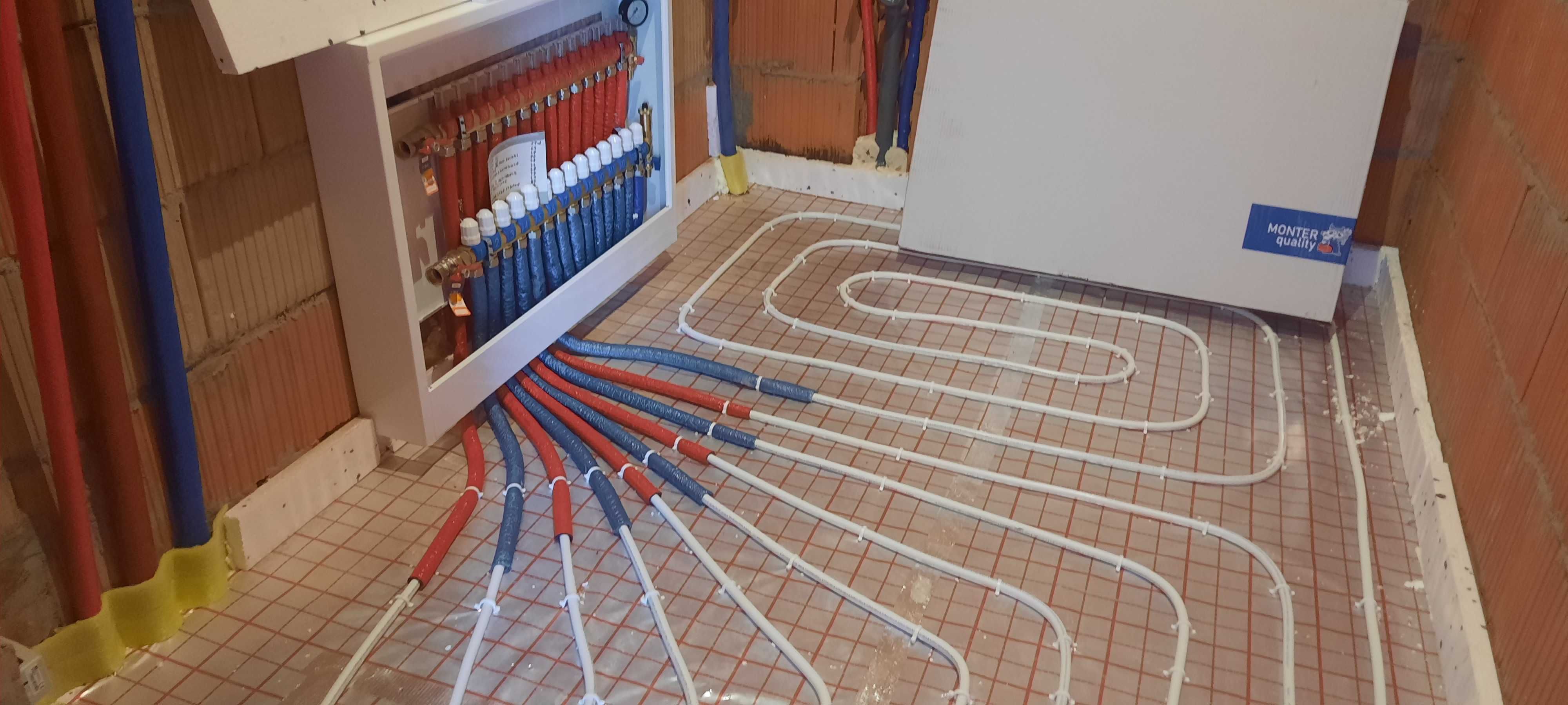 Hydraulik Elektryk uslugi wodno- kana c.o. pompy ciepla wyburzanie mal