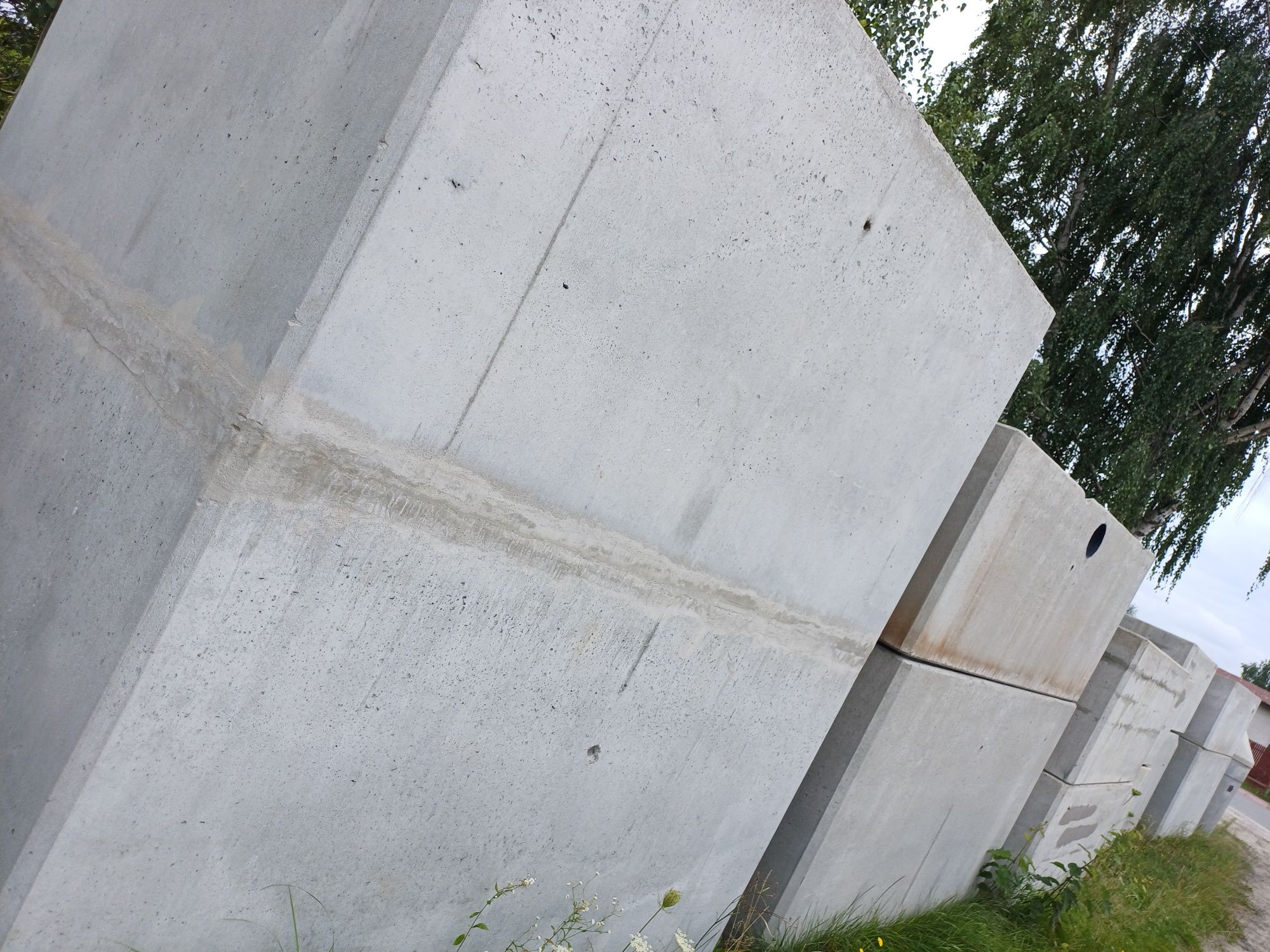 Kręgi betonowe, studnie, mur oporowy, ściany L T szamba , zbiorniki