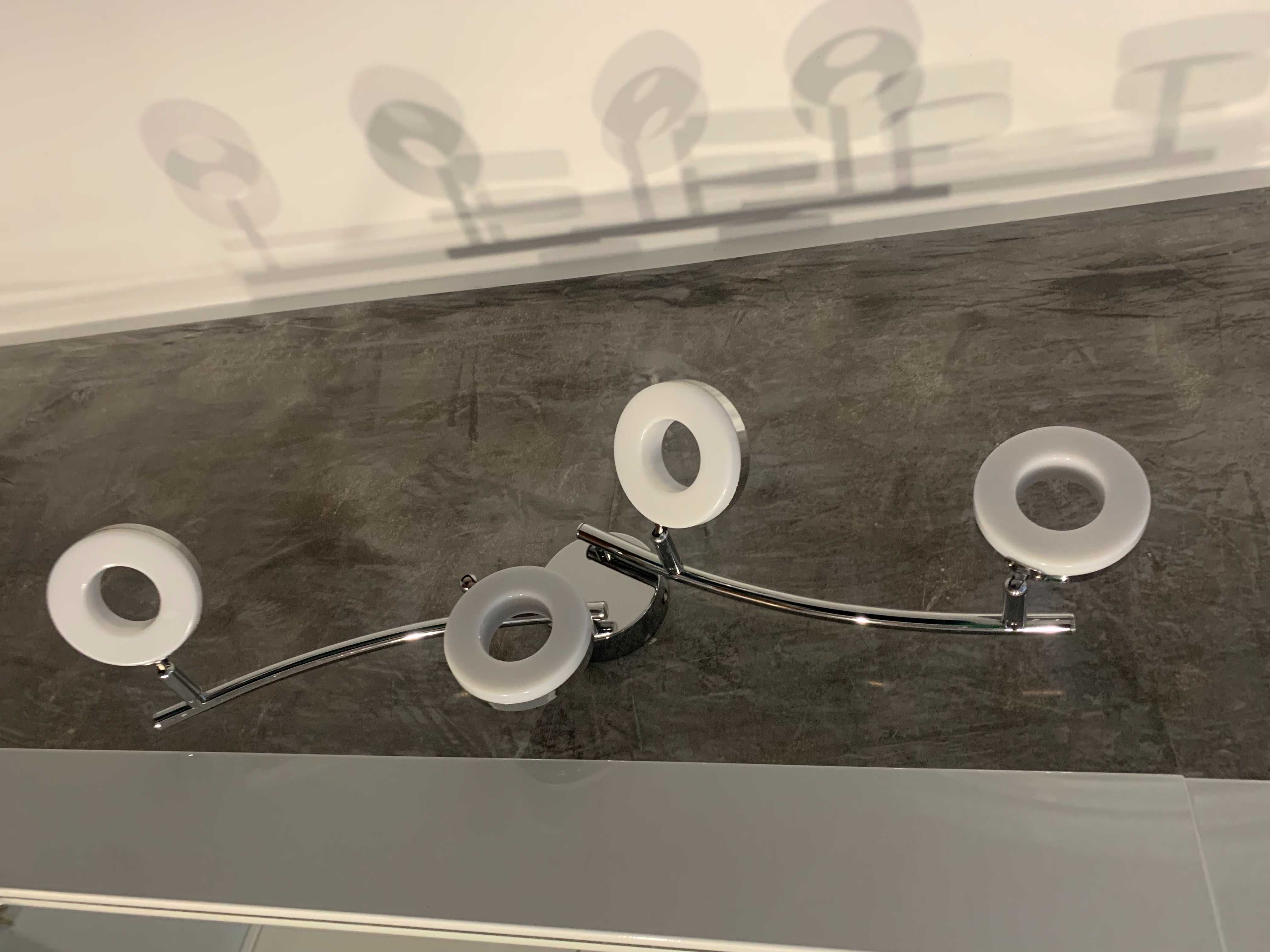 Lampy led srebrne