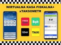 xTaksometr+Wirtualna Kasa Fiskalna na start Taxi BOLT UBER FREENOW-1mc