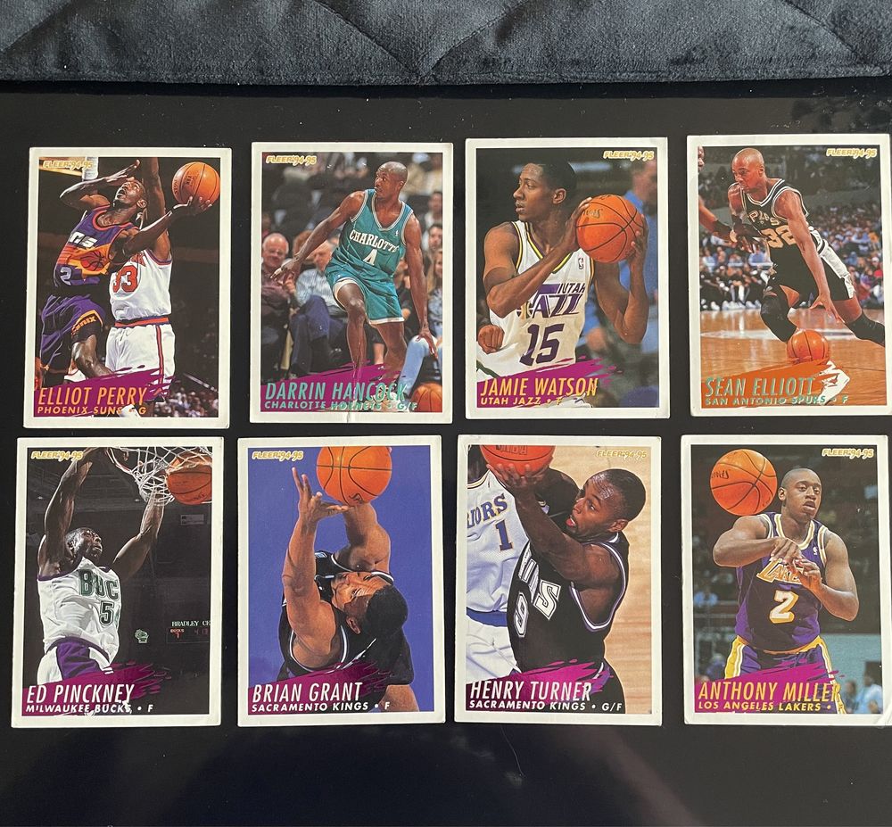 Unikat zestaw kart kolekcjonerskich NBA Fleer 94-95’