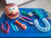 Play doh dentysta, lodziarnia, happy miał i inne ciastolina