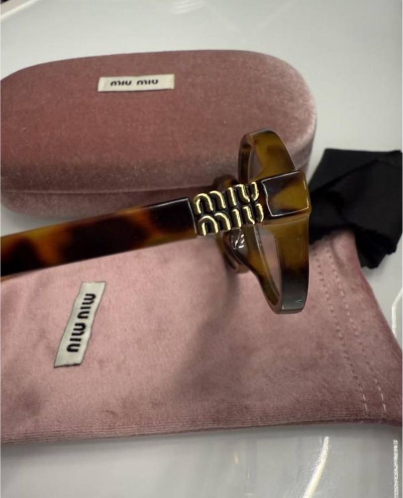 Очки miu miu прозрачные стекла