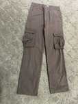 Szare spodnie cargo 38 M Pull&Bear kieszenie wysoki stan damskie