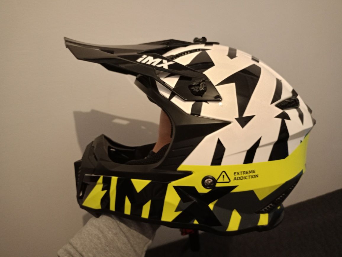 Kask motocross motocyklowy