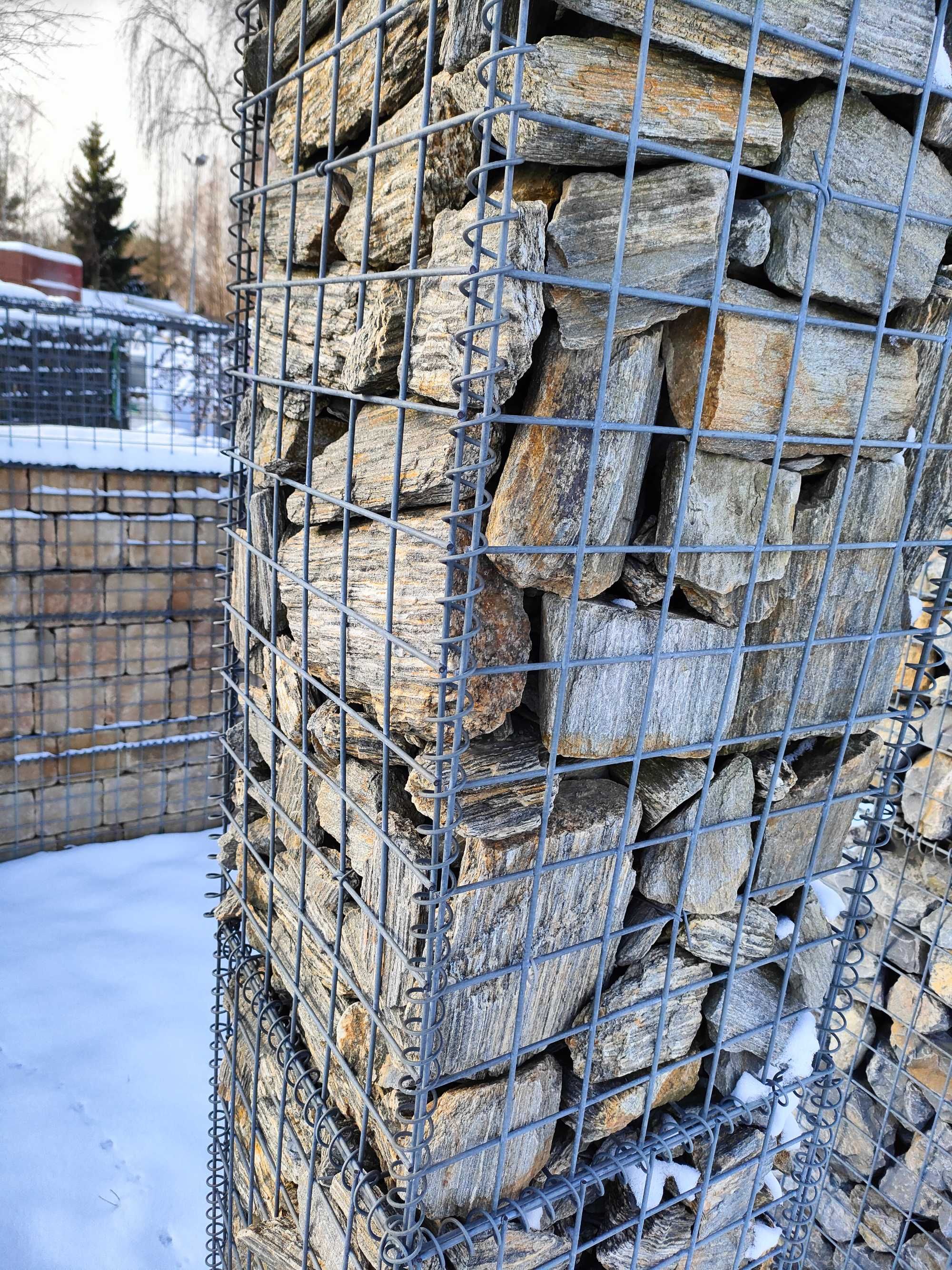 Gabiony kosze gabionowe gabion ogrodzenie kamień kruszywo siatki mur