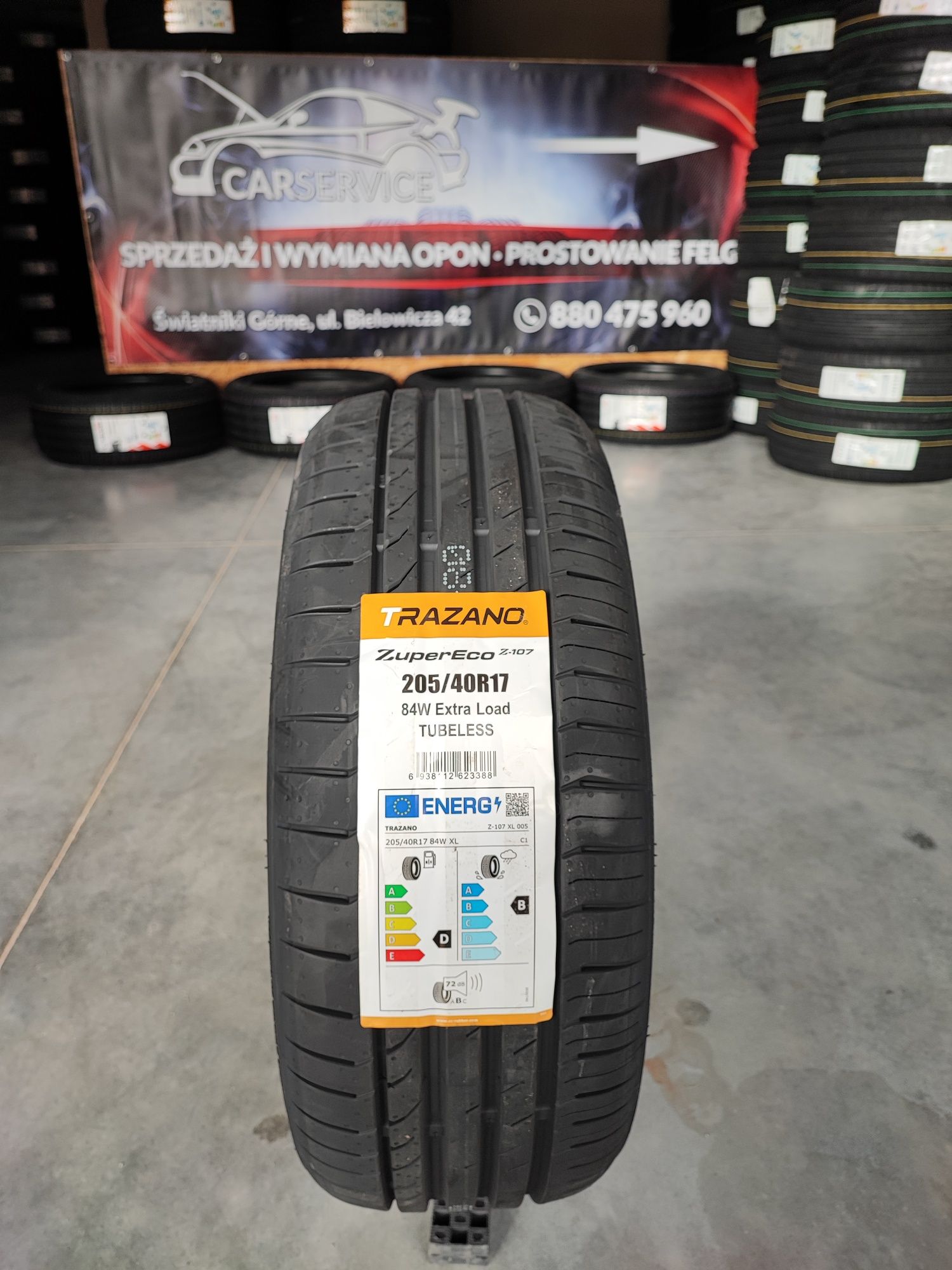 205/40r17 Trazano ZuperEco Z-107 opony letnie