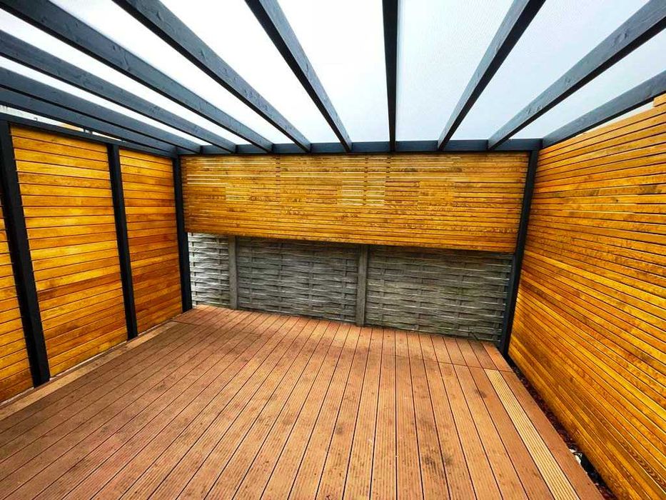 Wiata/altana garażowa, zadaszenie na samochód, wiata samochodowa