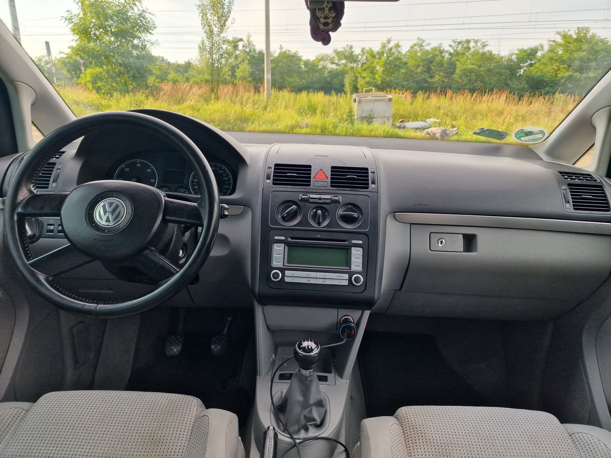 VW TOURAN 1.9TDI 6-Bieg. Klima, Hak, Alufelgi, Ważne Opłaty, 2003/2004