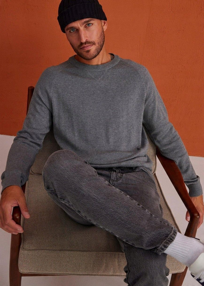 B.P.C sweter męski czarny bawełniany ^60/62, XXL
