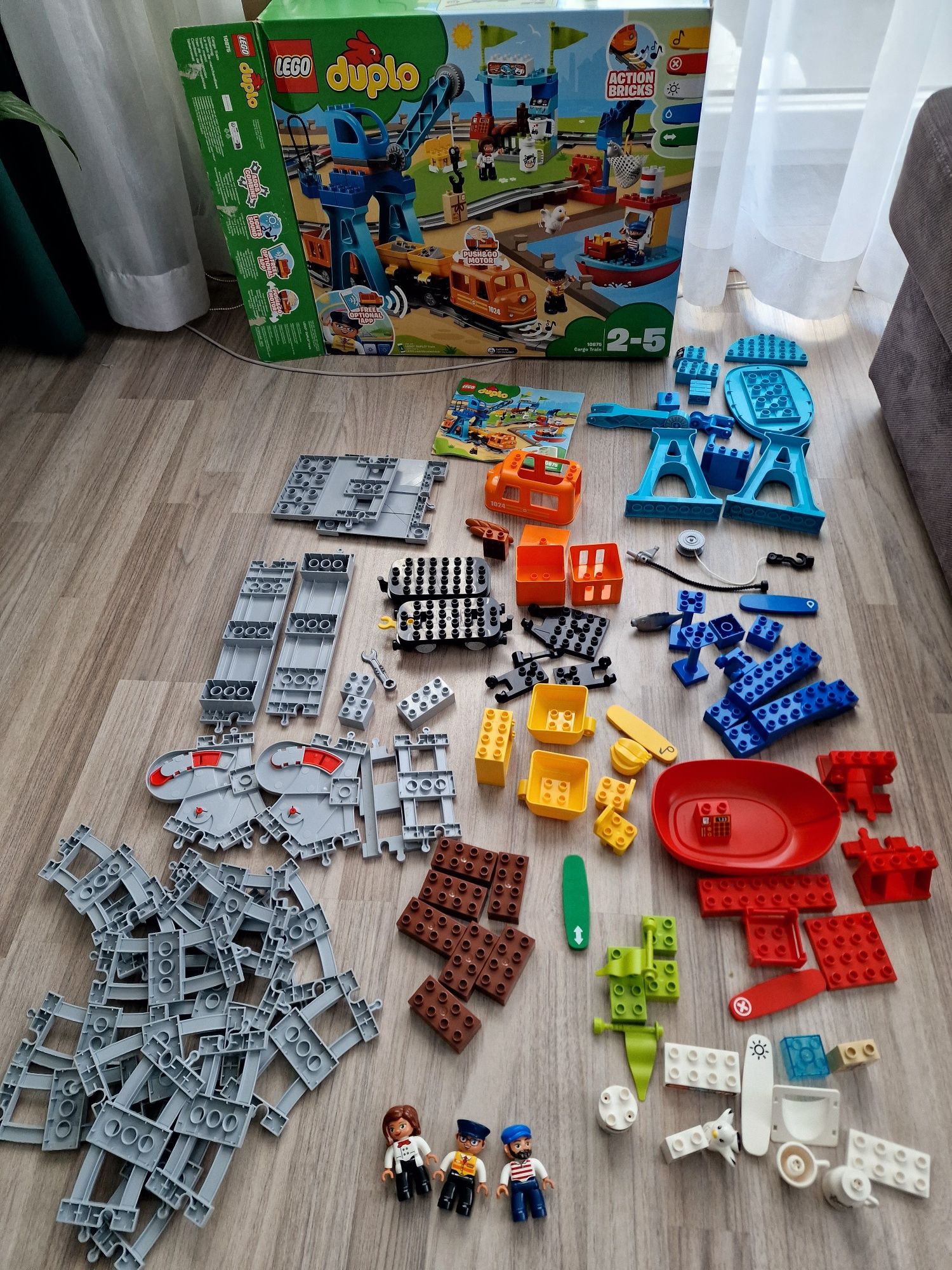 Lego Duplo zestaw 10875 pociąg towarowy