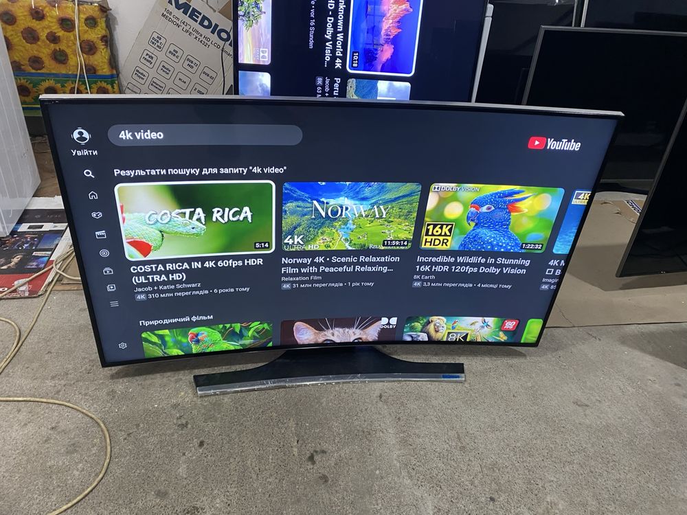 Телевізор 55 дюймів смарт 4к Самсунг Lg smart 4k Sony діагональ