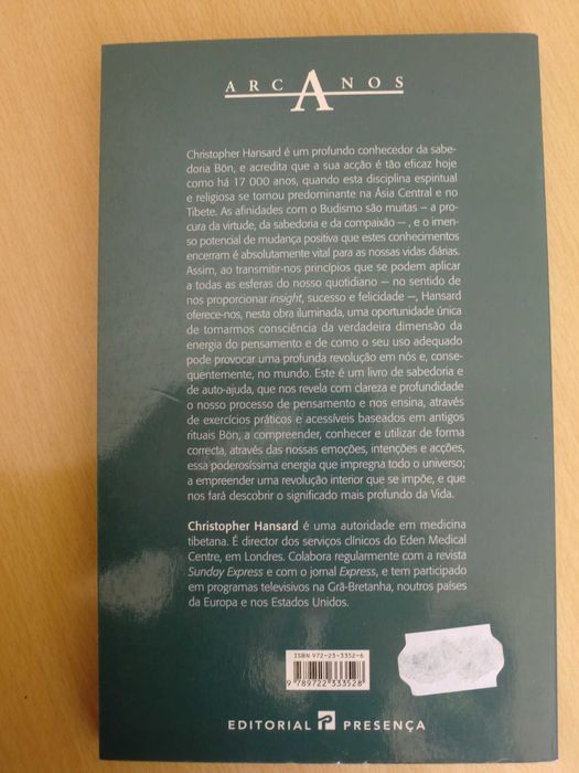 A Arte Tibetana do Pensamento Positivo
de Christopher Hansard