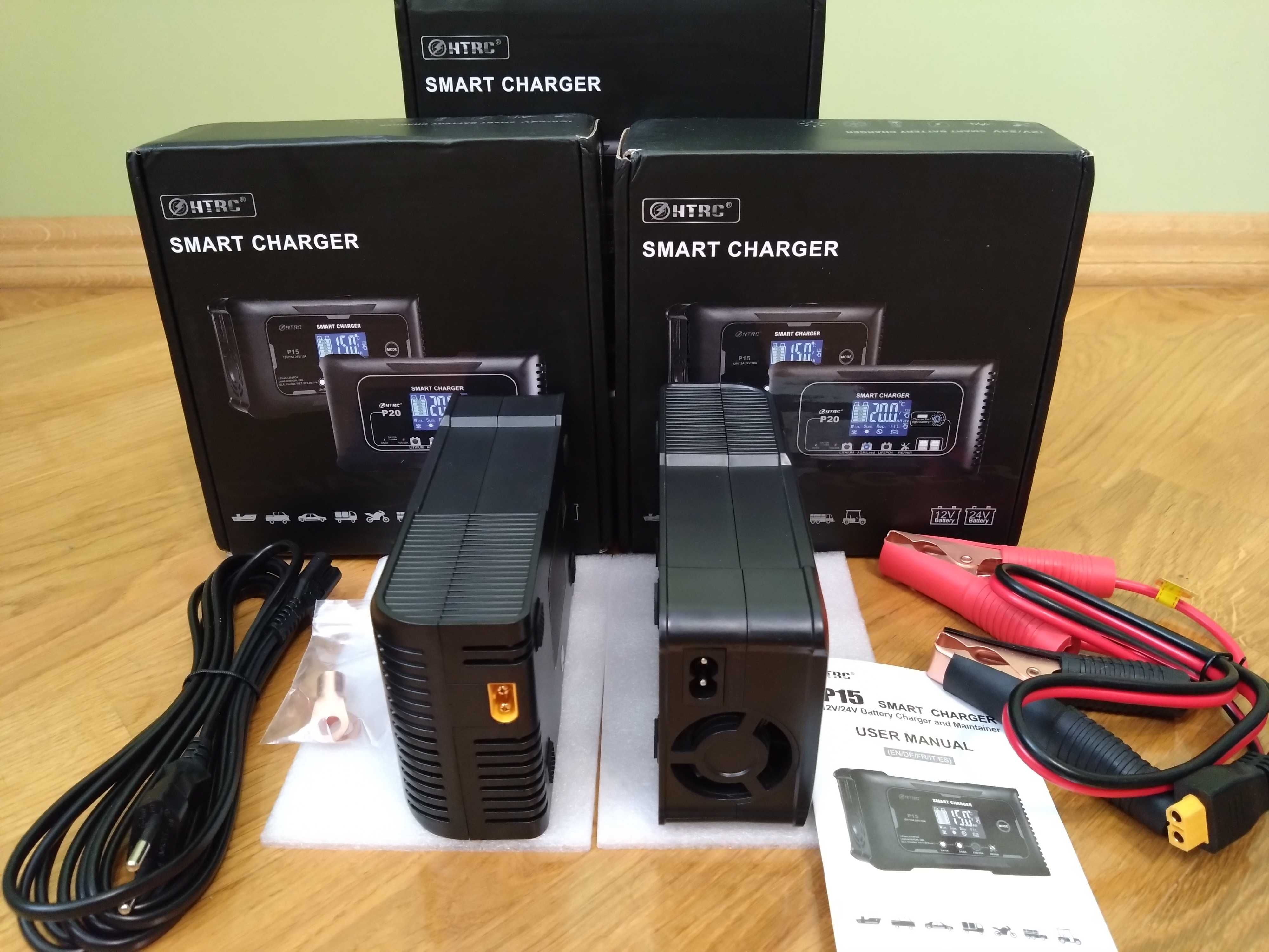 Універсальний зарядний пристрій HTRC Р15 Р35 SMART 12/24V зарядное