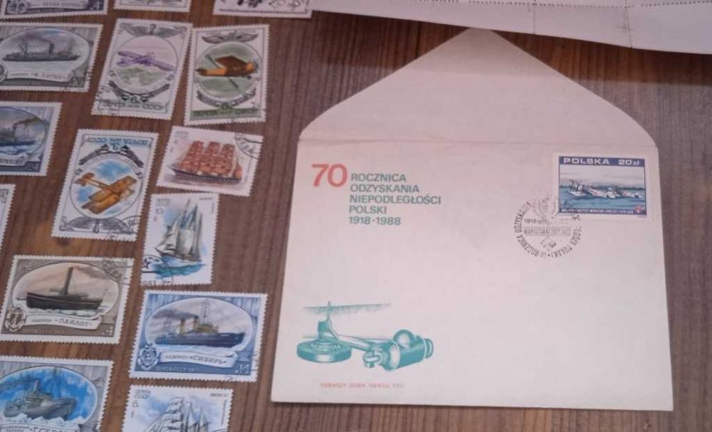 Filatelistyka znaczki pocztowe Blok Solidarność różne mix znaczków