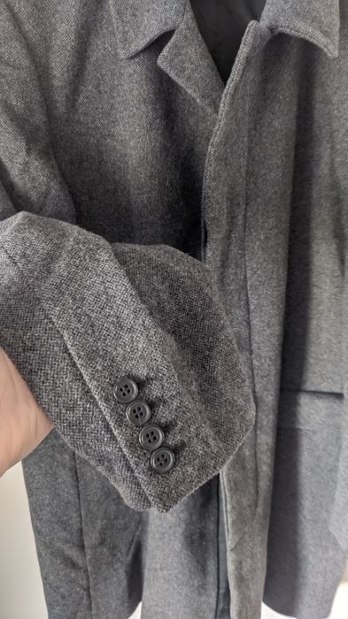 Wełniany męski płaszcz Jake*s XL Ramazotti klasyczny długi wełna