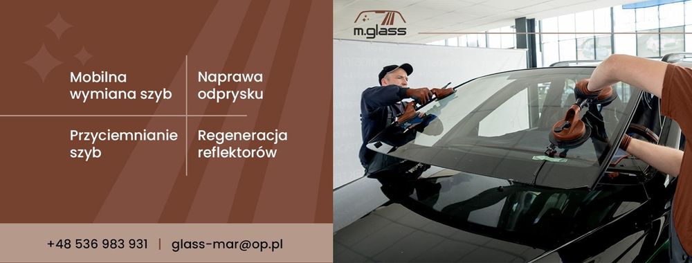 Mobilna i stacjonarna wymiana szyb samochodowych