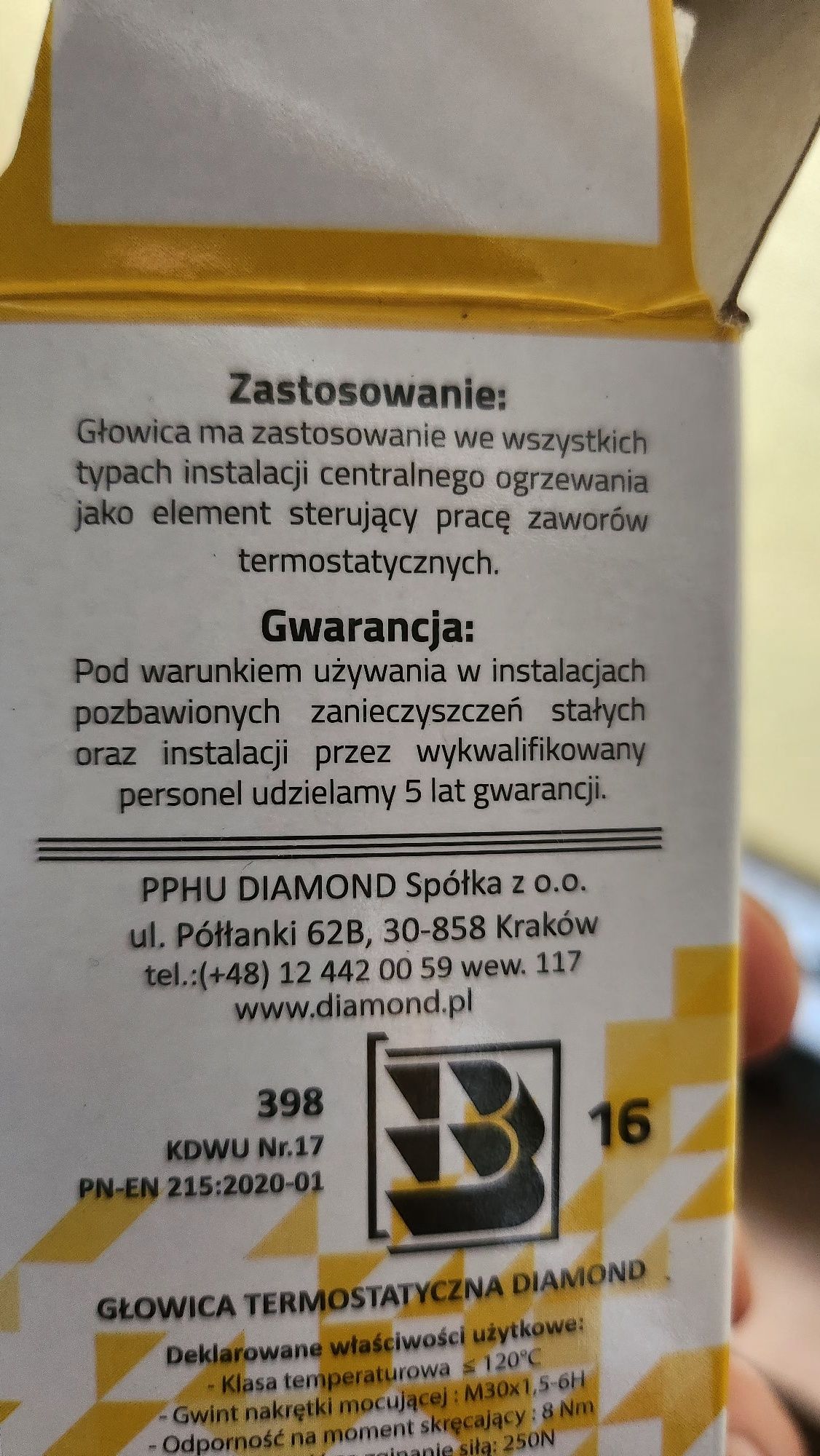 Głowica termostatyczna