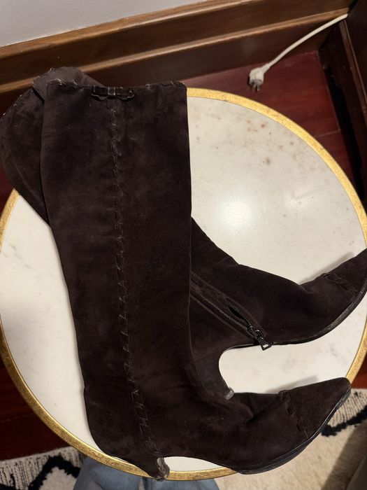Botas castanhas Prada