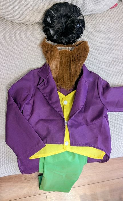 Kostium Pana Kleksa, chłopca strój, frak