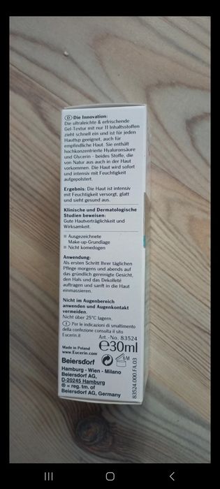 Eucerin Hyaluron-Filler booster nawilżający do twarzy nowy