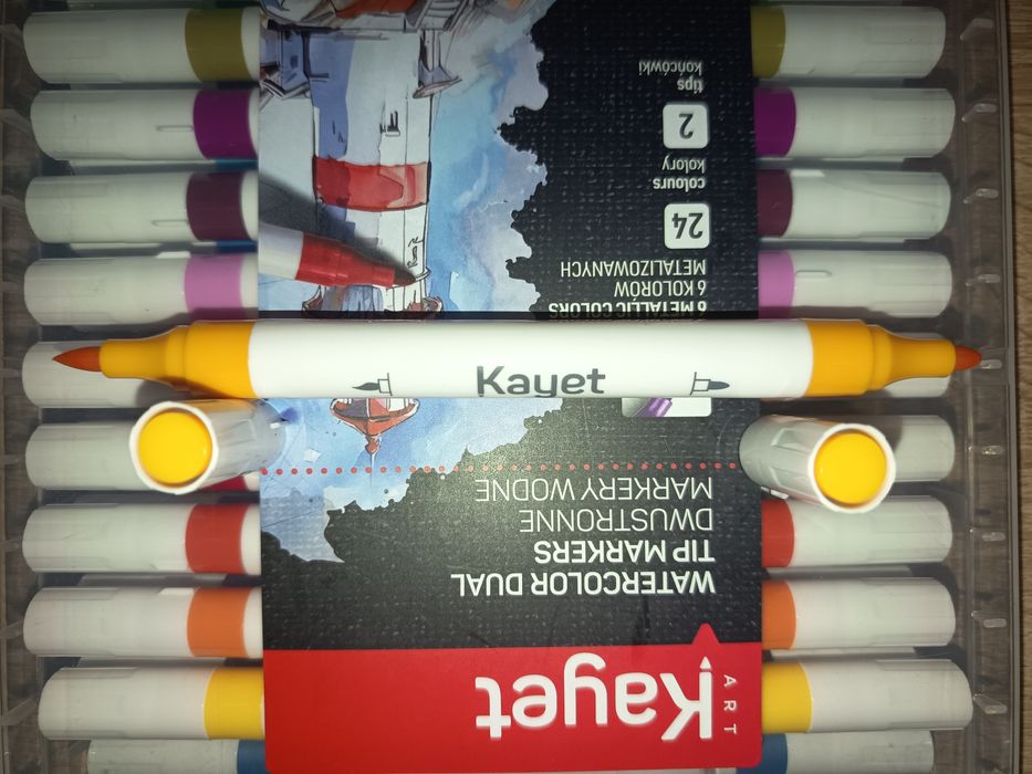 Dwustronne markery wodne Kayet