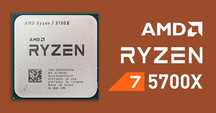 Procesor AMD Ryzen 7 5700X oem TDP 65W