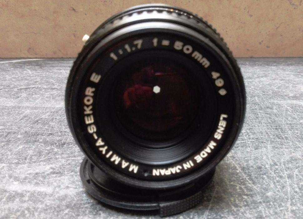Lente Mamiya-Sekor E 1:1.7 f=50mm para máquina fotográfica analógica