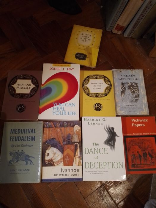 Livros em Inglês/Francês e Alemão Saldos varios géneros Since/Desde 2E