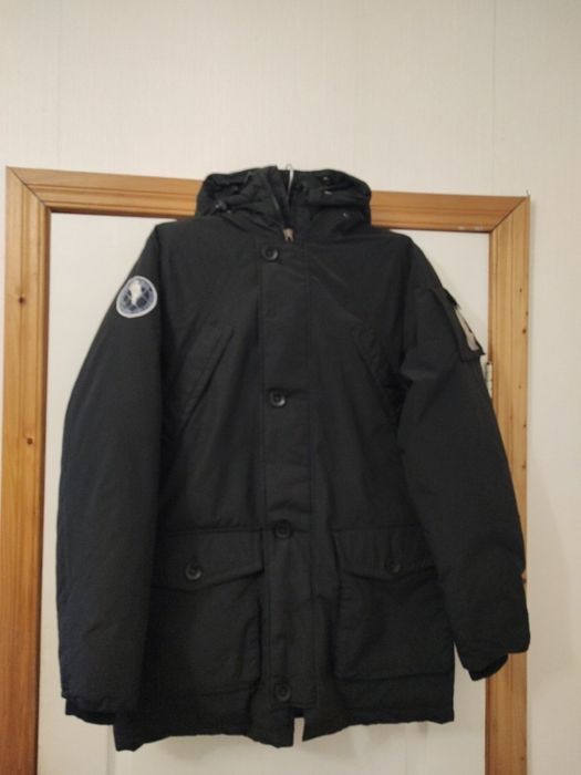 Брендовий мужской  пуховик натуральний пух