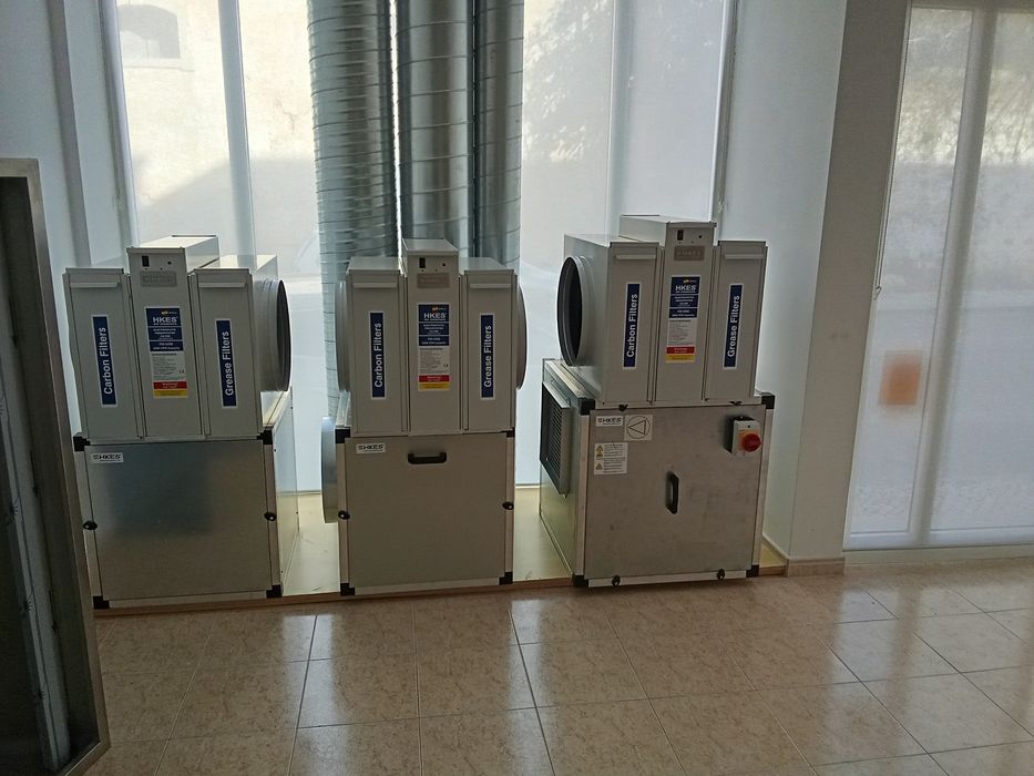 HOTTE INOX | Exaustor, COIFA Fumos | FILTRO ELECTROSTÁTICO