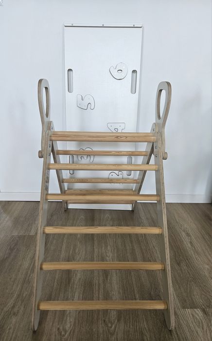 Juupi zestaw plac zabaw dla dzieci drabinka zjeżdżalnia bujak