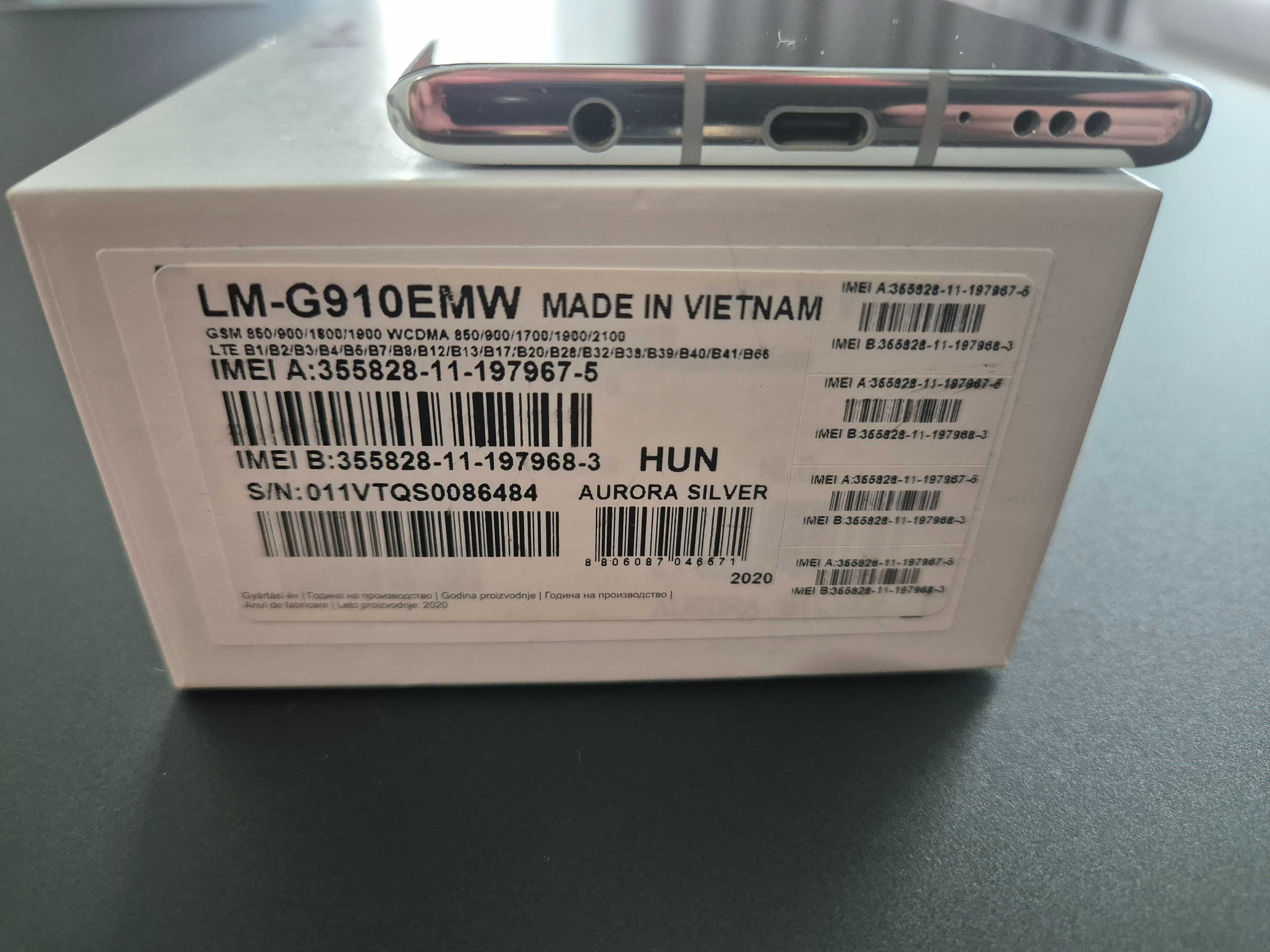 Telefon LG Velvet LM-G910EMW Używany, stan b. dobry