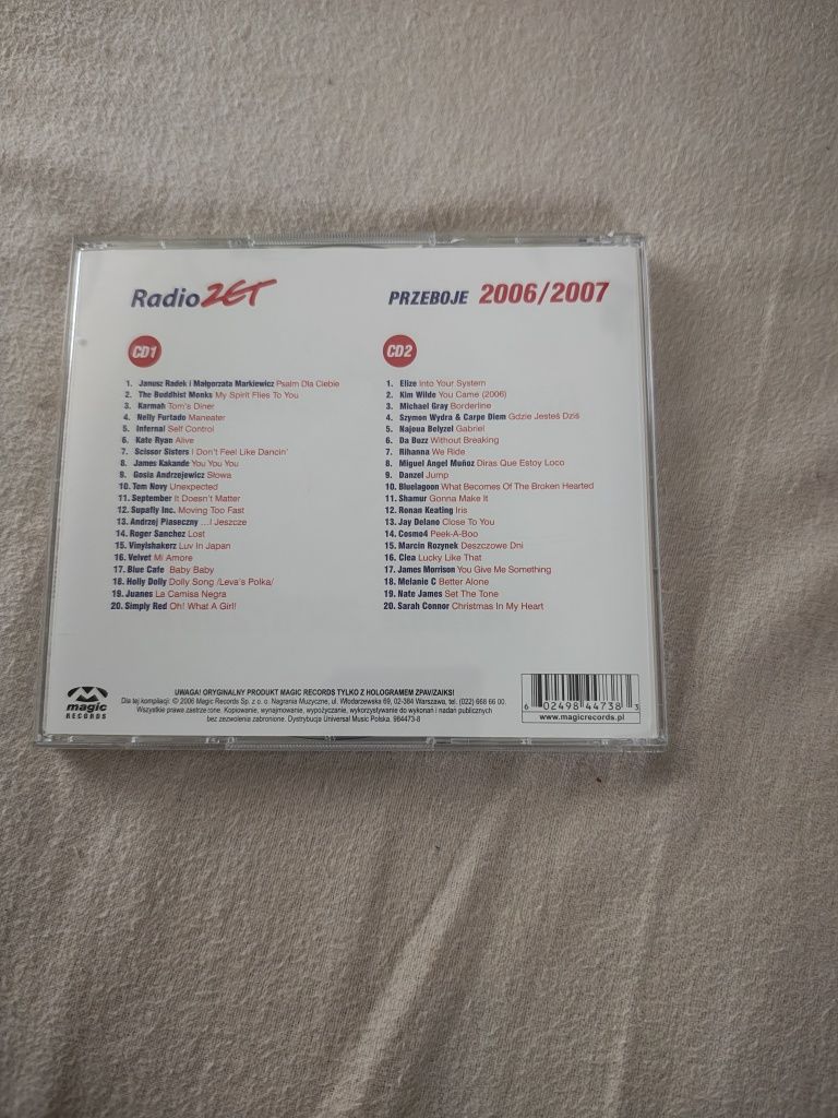 Radio ZET czułe granie przeboje 2006/2007 2 płyty cd