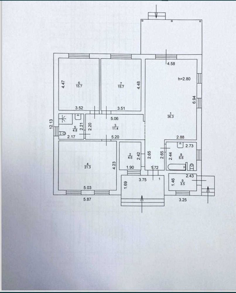 Одноповерховий Будинок з новим ремонтом! Газ опалення!