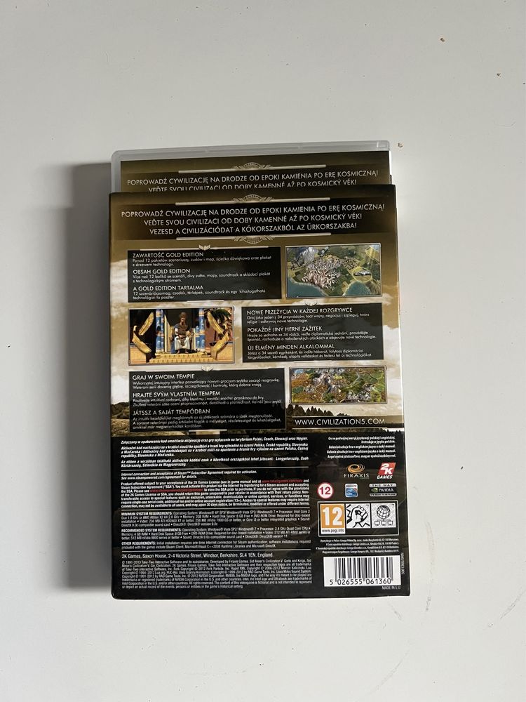 Civilitazion V: Gold Edition, PC