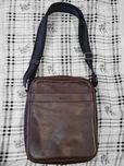 Vintage Coach flight bag męska skórzana torba na ramię listonoszka