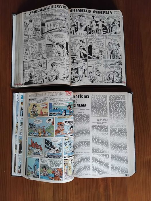 Banda desenhada, revistas encadernadas, anos 70