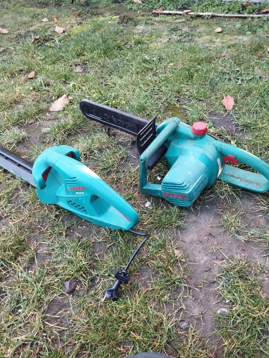 Nożyce do żywopłotu Bosch i Stihl