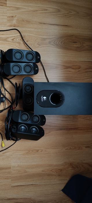 Logitech x -530 5.1 do komputera zadbane sprawne 100%