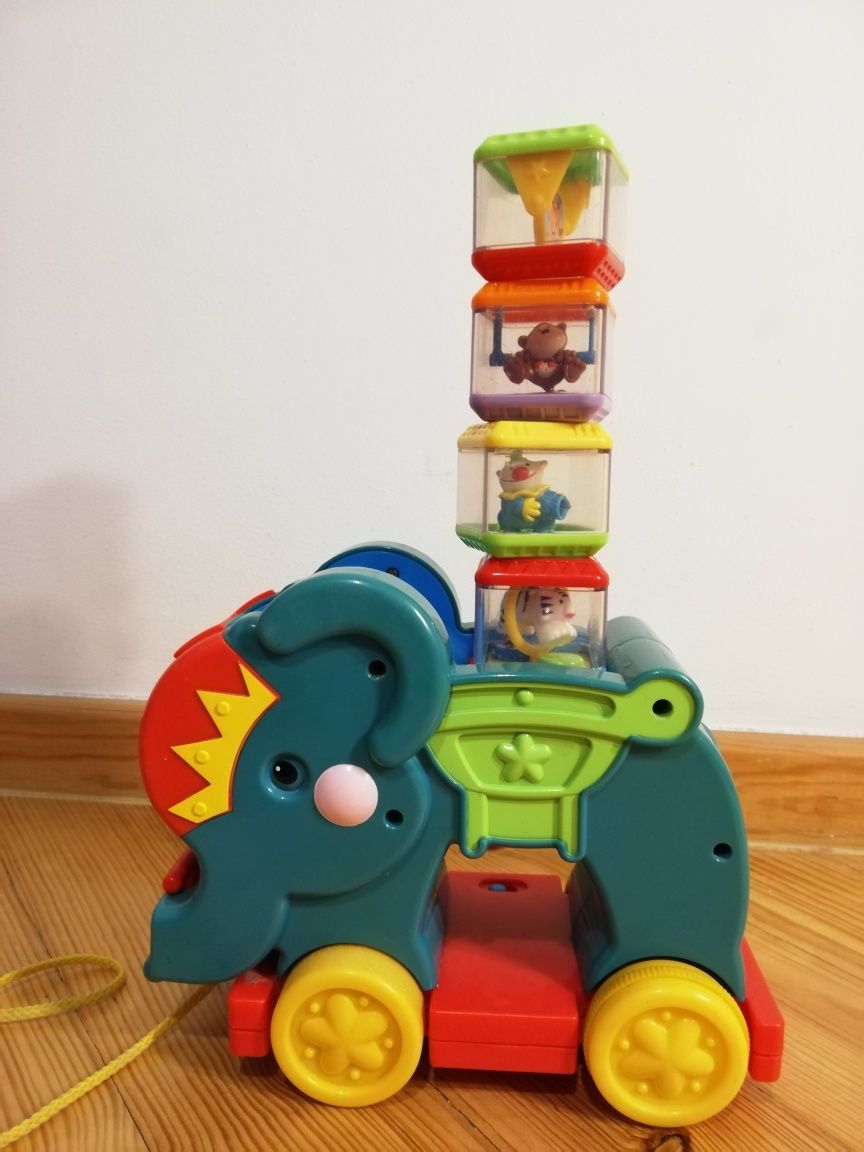 Słonik i klocki Fisher Price