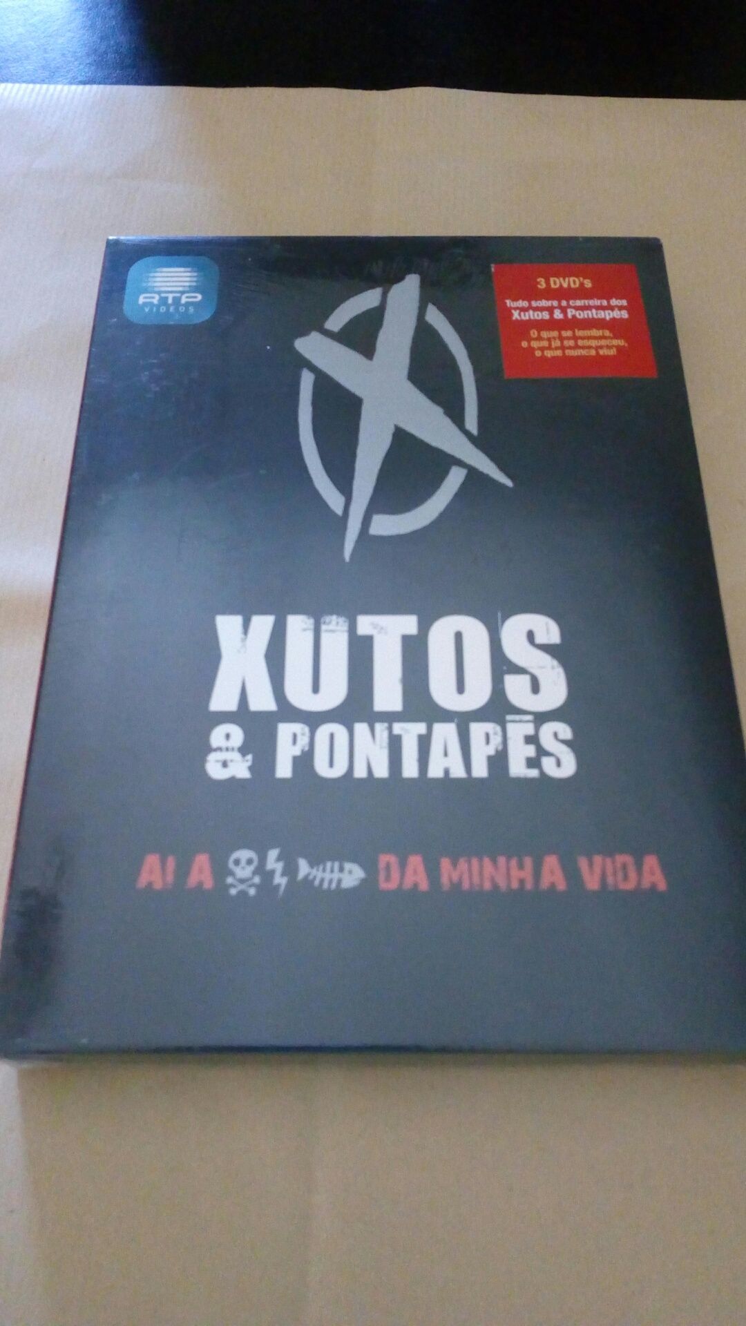 3DVD Xutos & Pontapés: Ai a... Minha Vida +oferta livro: Artigos Novos